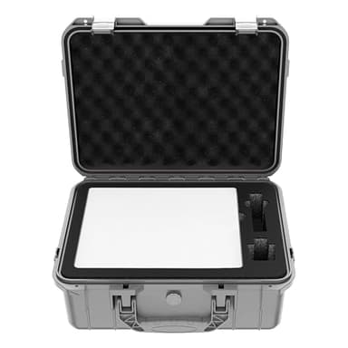 Lohepon Starlink Koffer, Harte wasserdichte Reisetasche für Mini Starlink mit Geformtem Schaumstoff für Zubehör, Abschließbarer Aufbewahrungskoffer, Schwarz (Grau)