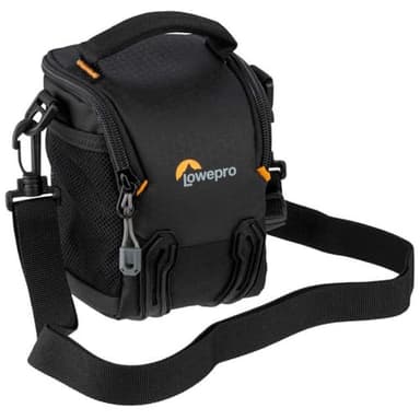 Lowepro Adventura SH 115 III, Kamera-Umhängetasche mit Verstellbarem/Abnehmbarem Schultergurt, Kamerarucksack für Spiegellose Kameras, Kompatibel mit Sony Alpha 6000 Serie, Schwarz