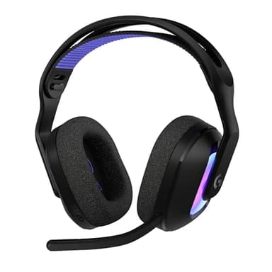 Logitech G G522 LIGHTSPEED, Kabelloses Gaming-Headset, Full-Band-Mikrofon, erweitertes Audio, Tri-Connect (LIGHTSPEED, Bluetooth, USB A auf C), LIGHTSYNC RGB, für PC,Nintendo Switch/Switch 2 – Schwarz