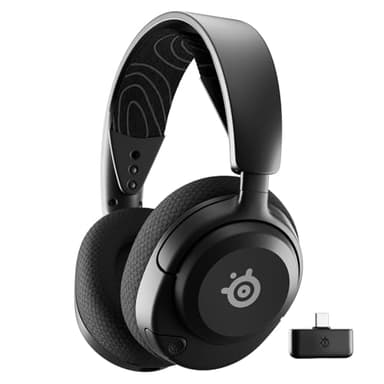 SteelSeries Arctis Nova 5 Wireless - Gaming Headset- Multi-System -PC,PS5 - Magnetische Neodym-Treiber -Über 100 Audio Presets - 60H Akkulaufzeit - 2,4 GHz oder BT-ClearCast Gen2.X-Mik