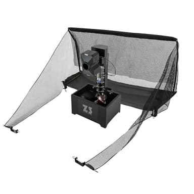 SICHENSH Automatische Tischtennis Ballmaschine, Ping Pong Ballmaschine, Ping Pong Ball Maschine mit Netz, Mehrere Serviermodi Tischtennis Roboter, Tischtennismaschine, 100 Bälle Kapazität