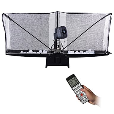 BIXUYOU Tischtennis Roboter mit Netz, automatische ballmaschine Ping Pong Roboter Tischtennis Trainer für Training und Übung mit Fernbedienung, CE/CCC