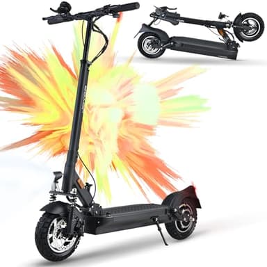JOYOR Elektroroller Y8S, Escooter 48V 26Ah Reichweite 75-100Km, Mechanisches Bremssystem und Doppelte Stoßdämpfung, Faltbarer E Roller mit 10" Reifen